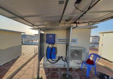 โครงการระบบโซลาร์ออฟกริด 5kVA ในกัมพูชา