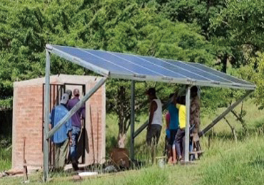 ระบบอินเวอร์เตอร์ปั๊มพลังงานแสงอาทิตย์ 2.2kW ในนิการากัว