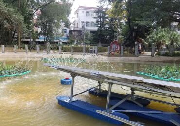 ระบบเติมอากาศพลังงานแสงอาทิตย์ 750W ในเซินเจิ้น