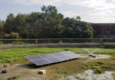 ระบบเติมอากาศพลังงานแสงอาทิตย์ 550W ในเซินเจิ้น