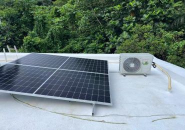 ระบบเครื่องปรับอากาศพลังงานแสงอาทิตย์ 12000btu และ 18000btu ในเปอร์โตริโก