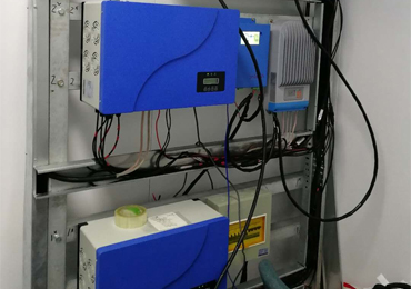 ระบบไฟฟ้าโซลาร์เซลล์นอกระบบ 5kva (2 ชุด) ที่ด่านตรวจชายแดนทิเบต