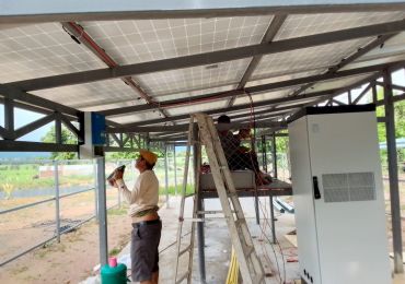 ระบบปั๊มเก็บพลังงาน 4kW/31.2kwh ในลาว
