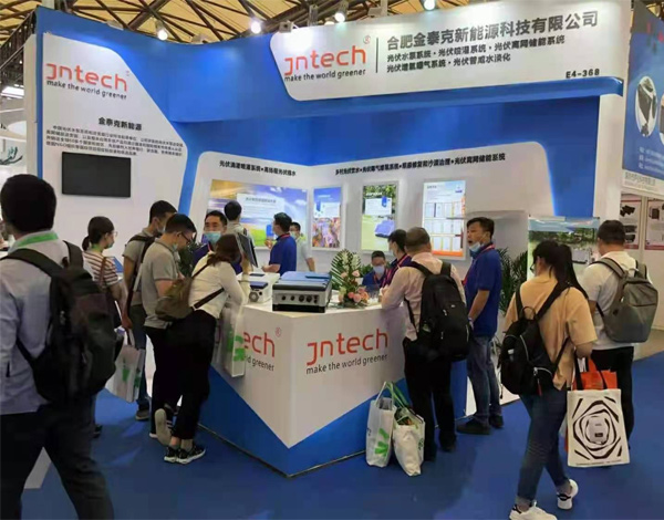 งานนิทรรศการ SNEC Photovoltaic ของ Jntech เปิดตัวครั้งแรกในปี 2021 ที่เซี่ยงไฮ้