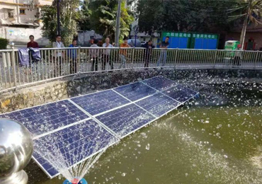 ระบบเติมอากาศพลังงานแสงอาทิตย์ 750W ในเซินเจิ้น